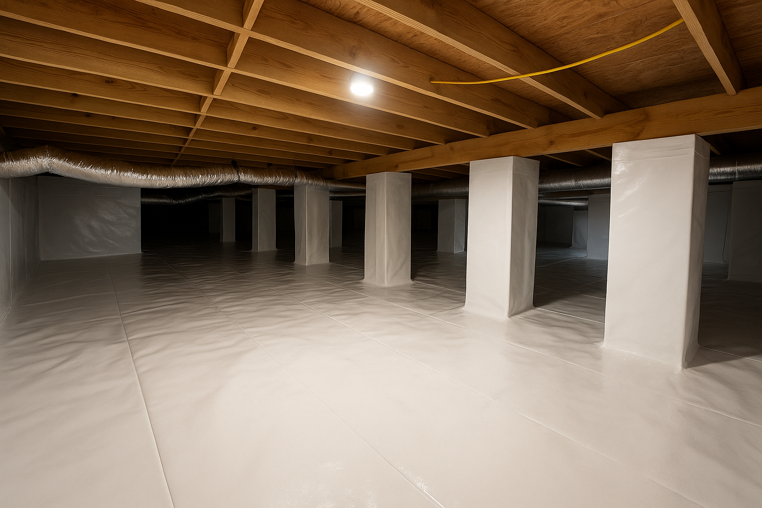 Encapsulated crawl space by Crawlspace Kings
